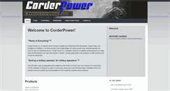 Desktop Screenshot of corderpower.com